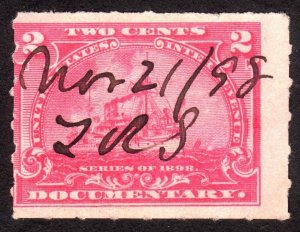 1898, US 2c, Documentary, Used, Sc R164