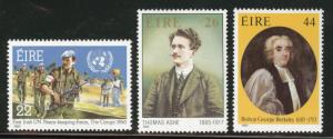 Ireland Scott 621-3 June 1985 stamp set CV $3.65