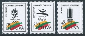 Lithuania #422-4 NH Lithuanian Olympic Participation