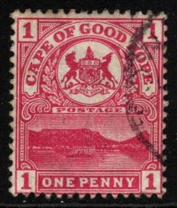 CAPE OF GOOD HOPE SG69 1900 1d CARMINE USED