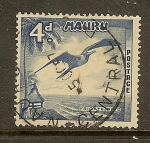 Nauru, Scott #42, 4p Frigate Bird, Used