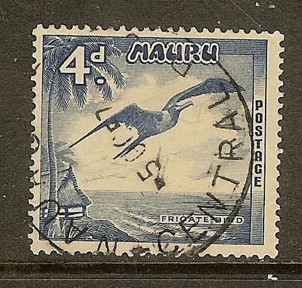 Nauru, Scott #42, 4p Frigate Bird, Used