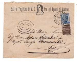 Advertising Cent. 25 Cutter No. 8 Isolated on Envelope
