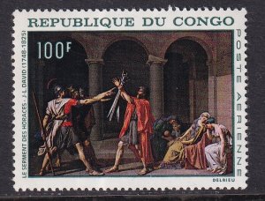 Congo, People`s Republic   #C65  MNH  1968 paintings 100fr