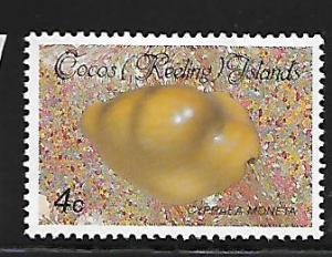 COCOS ISLANDS 138 MINT HINGED SEASHELLS