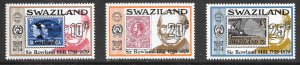 Swaziland (1979) - Scott # 329 - 331,   MNH