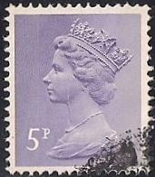 Great Britain #630 5P Queen Elizabeth 2, Stamp used VF