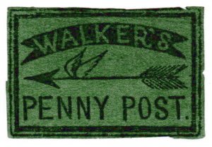 (I.B) US Local Post : Walker's Penny Post