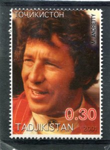 Tajikistan 2001 MARIO ANDRETTY FORMULA ONE 1 value Perforated Mint (NH)