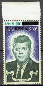 BENIN 1994 1995 MICHEL 611 200F 70€ - JFK JOHN F KENNEDY OVERPRINT SURCHARGE MNH