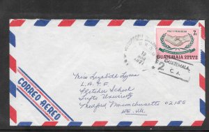 Just Fun Cover Guatemala #C362 Airmail cover (A647)