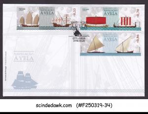 PORTUGAL - 2018 SAILING SHIPS - 3V - FDC