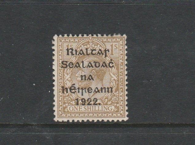 Ireland 1922 Opt Type 2 1/- MM SG 15