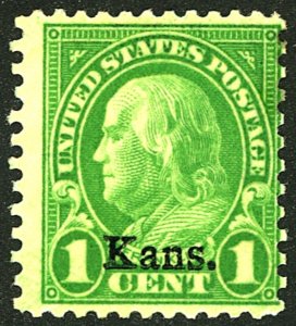 U.S. #658 MINT OG LH
