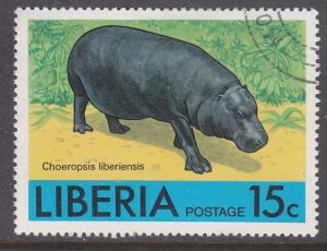 Liberia 766  Pigmy Hippopotamus 1976
