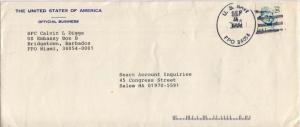 United States Fleet Post Office 25c London Great Americans 1989 U.S. Navy FPO...