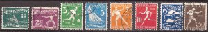 Netherlands - 1928 - NVPH 212-19 (WITH PLATE ERROR 217 PM2 and 219 PM) - Used...