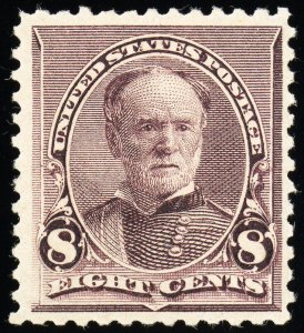 US Stamps # 225 MLH VF Fresh