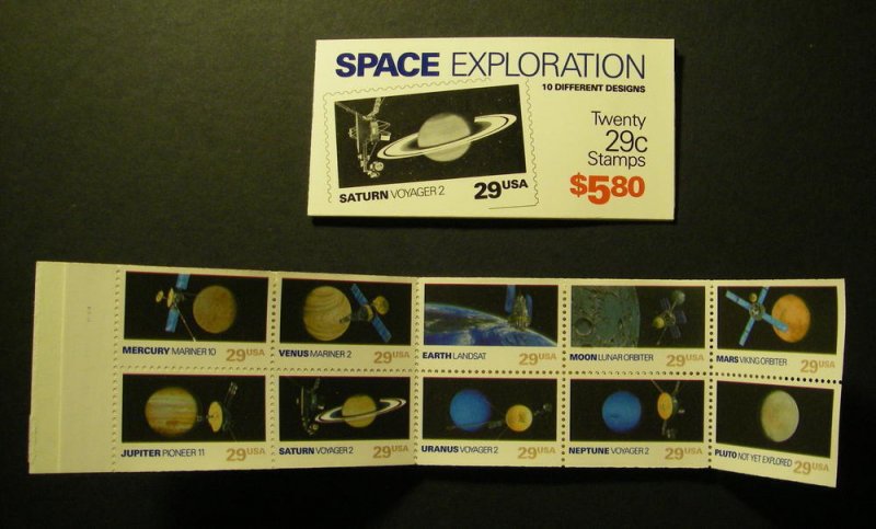 BK192, Scott 2577a, 29c Space Exploration, MNH Complete Booklet