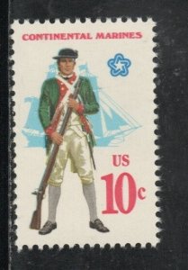 1567 * MARINE WITH MUSKET  ~CONTINENTAL ARMY * U.S.Postage Stamp MNH