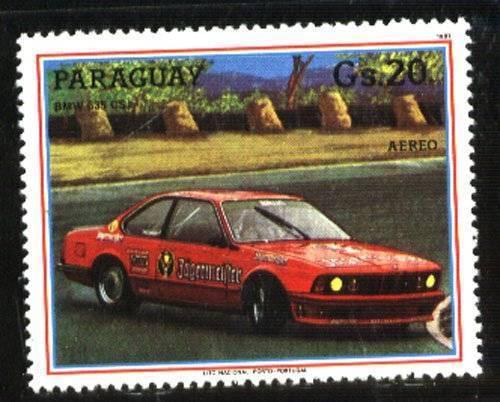 PARAGUAY 1987 ,CAR BMW Mi 4093,MNH