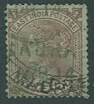 East India SC#34 Queen Victoria 12a, used