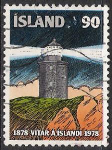 Iceland #514 Lighthouse Used
