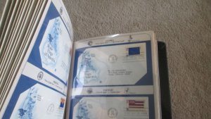 70+ First Day Covers of the 1976 Bicentennial with album,  Great condition