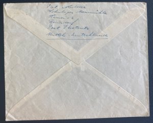 1940 Mittel Germany Censored Cover To Amsterdam Netherlands
