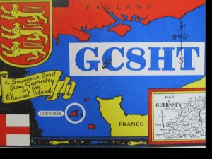 5892 Amateur Radio QSL Card Guernsey England