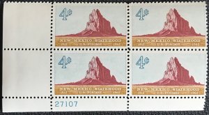 US #1191 MNH Plate Block of 4 New Mexico LL SCV $1.00 L43