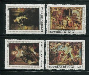 Chad #349-52 MNH