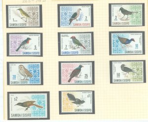 Samoa (Western Samoa) #265-274A Unused