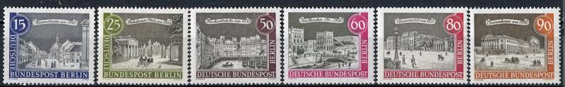 Germany - Berlin; 1963: Sc. # 9N198-200-202-203-205-9N206: **MNH As Issued Set