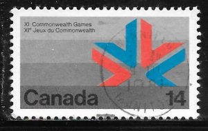 Canada 757: 14c Games' Emblem, used, F-VF
