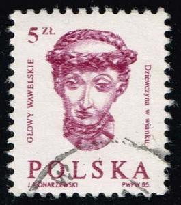 Poland #2628A Sculpture of Woman; Used (0.25)