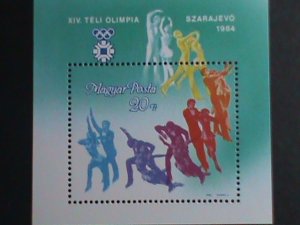 ​HUNGARY-1983-SC# 2824  14TH WINTER OLYMPIC GAMES-SARAJEVO'84 MNH S/S VF