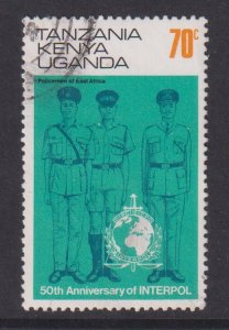 Kenya, Uganda, & Tanzania   #272   used  1973  Interpol  70c