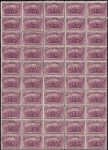 #231 Mint NH, F-VF, Block of 50, fresh, showpiece (CV $1,705)