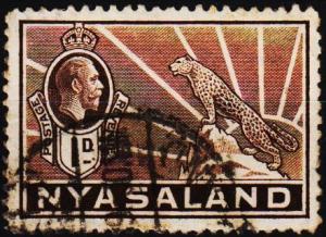 Nyasaland. 1934 1d S.G.115 Fine Used