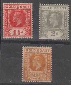 Gold Coast SC 85, 86, 87 Mint Hinged