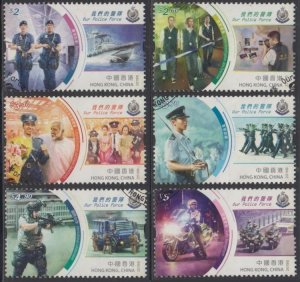Hong Kong 2019 Our Police Force Stamps Set of 6 Fine Used