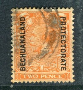 BECHUANALAND; 1920s early GV Optd. issue fine used Shade of 2d. value