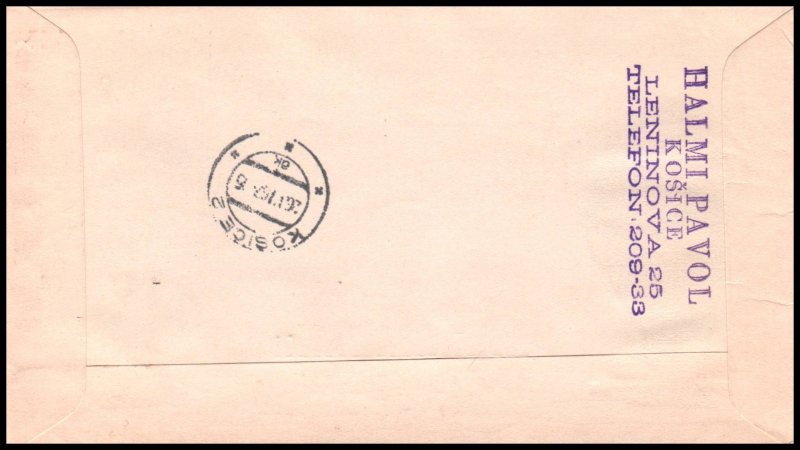 Czechoslovakia to Austria Hot Air Balloon Flight 1967 Cover