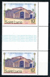 St Lucia #867 Vert Pair MNH