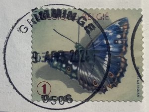 Belgium 2012 Scott 2506 used on paper - Butterfly, Lesser Purple Emperor