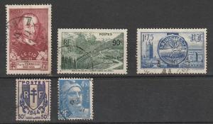 #323,334,352,527,541B France Used