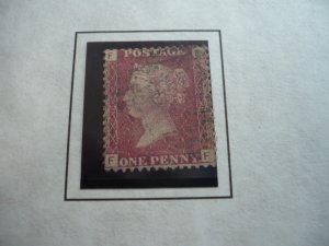 Stamps - Great Britain - Scott# 33 - A Fine Stamp with Silver Reproduction