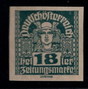 Austria Scott P37 MH* Newspaper stamp