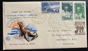 1959 Australia Antarctic Territory First Day Cover FDC To Camberwell